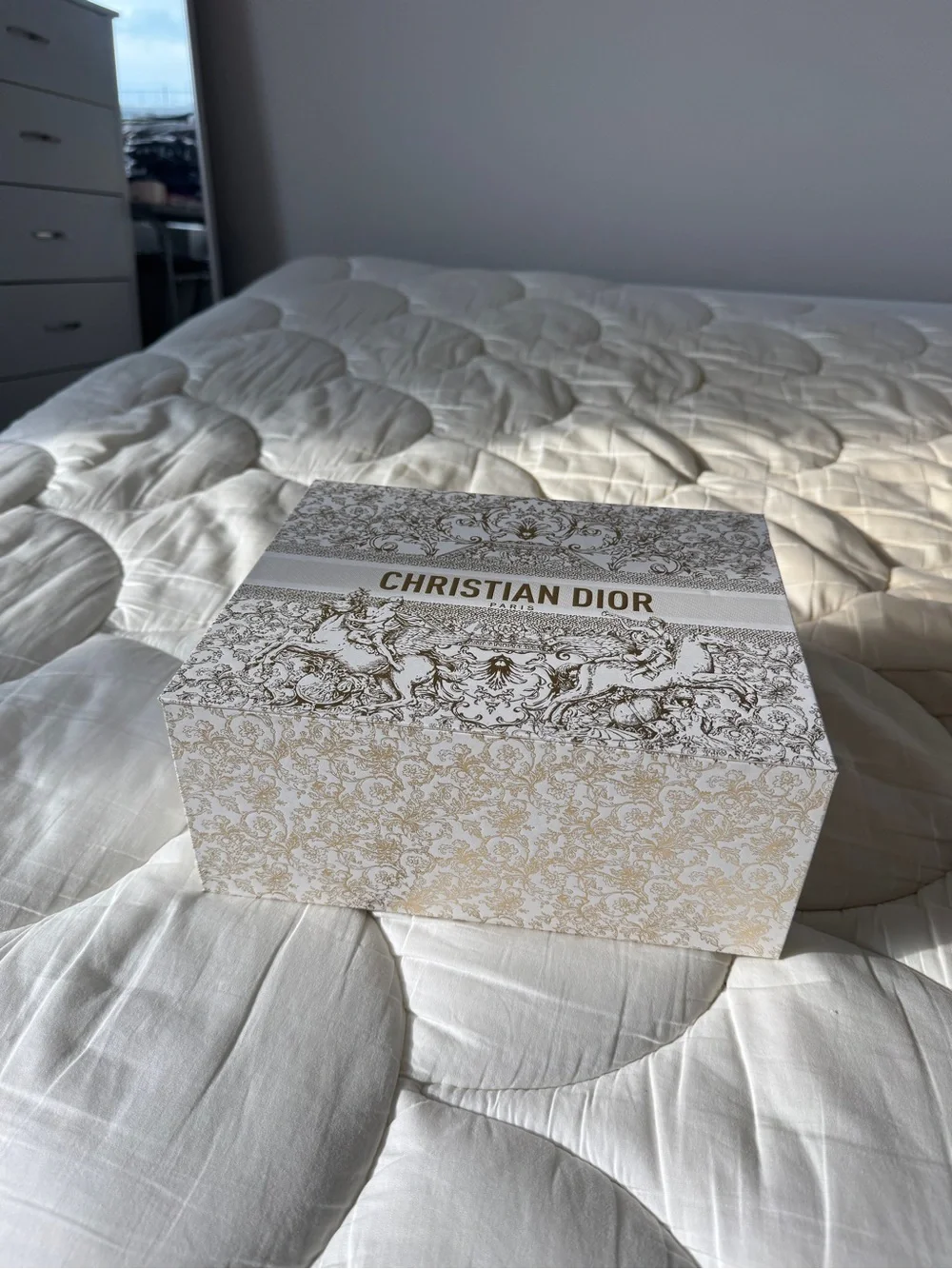 Dior Gift Box - Ivory and Gold